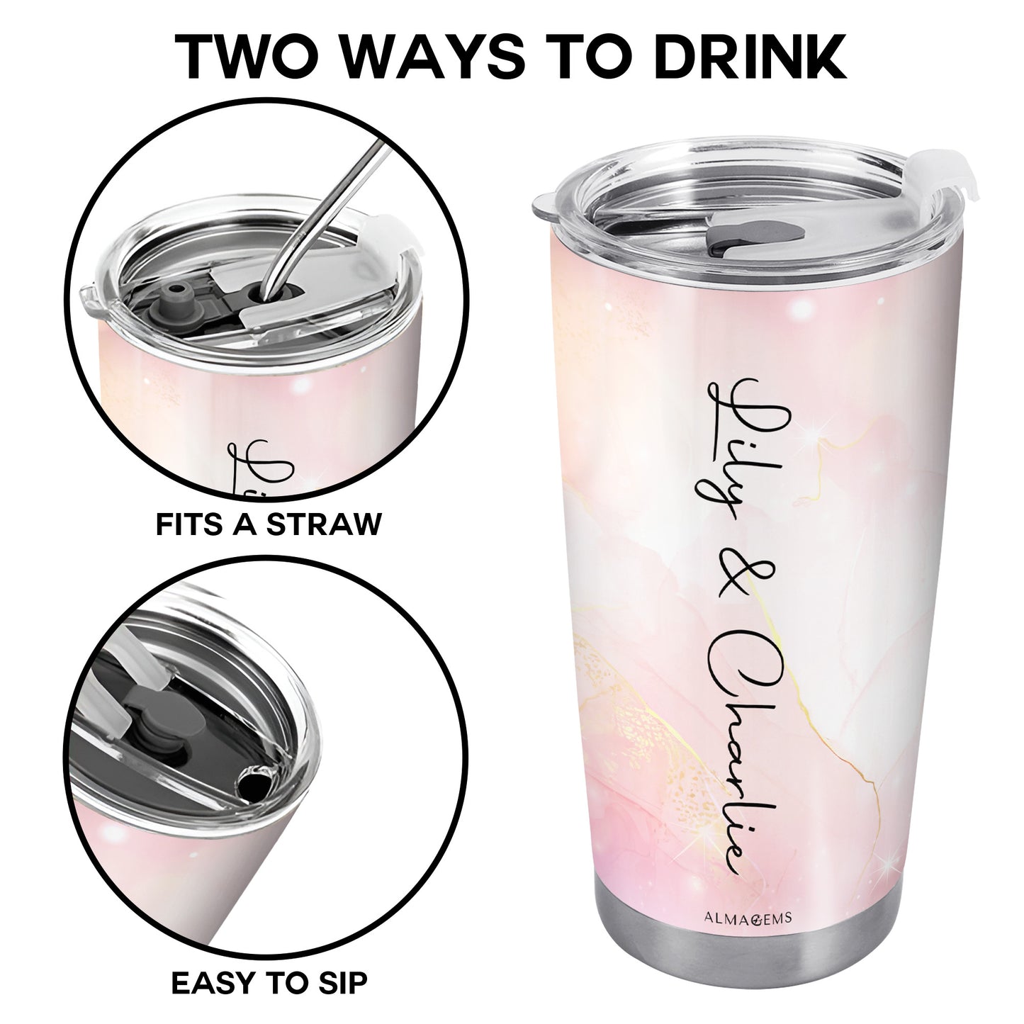 Lily & Charlie Stainless Steel Tumbler