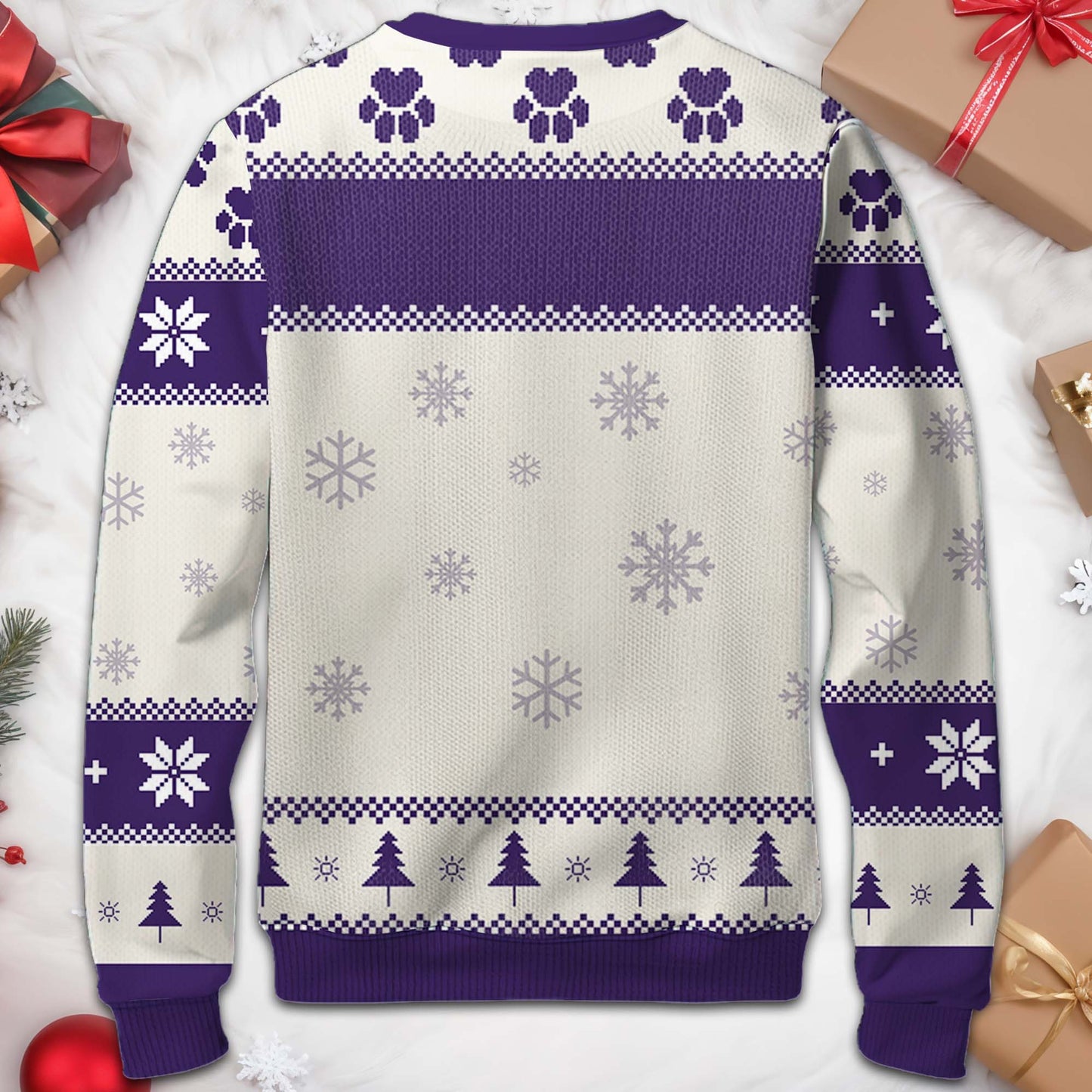 Celebrate The Joyful Bond Between You And Your Furry Friend - Personalized Custom Ugly Sweatshirt, Unisex Wool Jumper - PET028_TWS