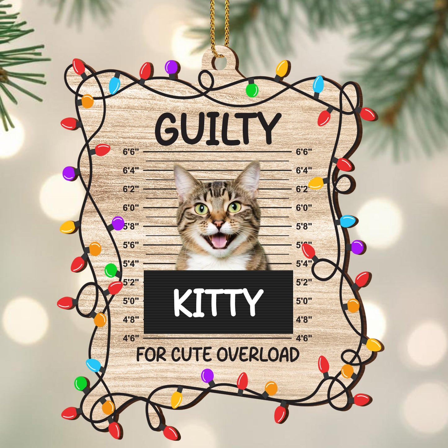 Guilty for Cute Overload, Christmas Lights and Cat Design