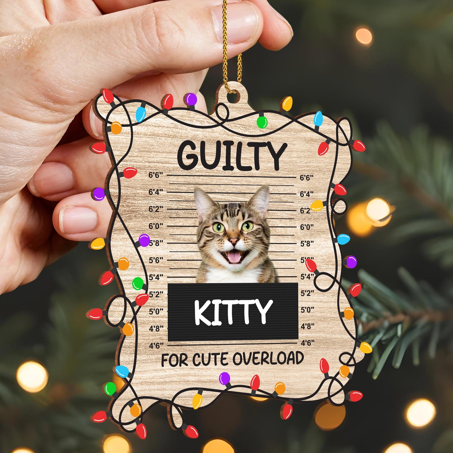 Guilty for Cute Overload, Christmas Lights and Cat Design