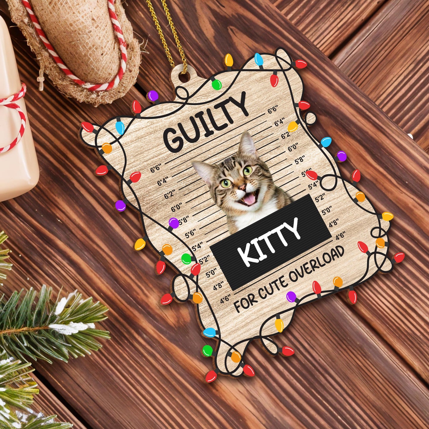 Guilty for Cute Overload, Christmas Lights and Cat Design