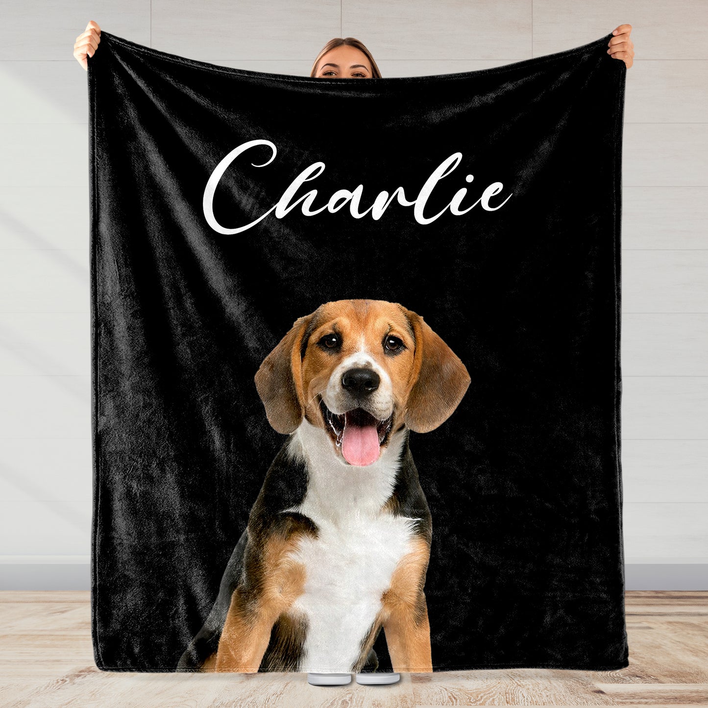 Capturez la personnalité de votre animal dans un magnifique souvenir – Couverture personnalisée – PET079_BLK