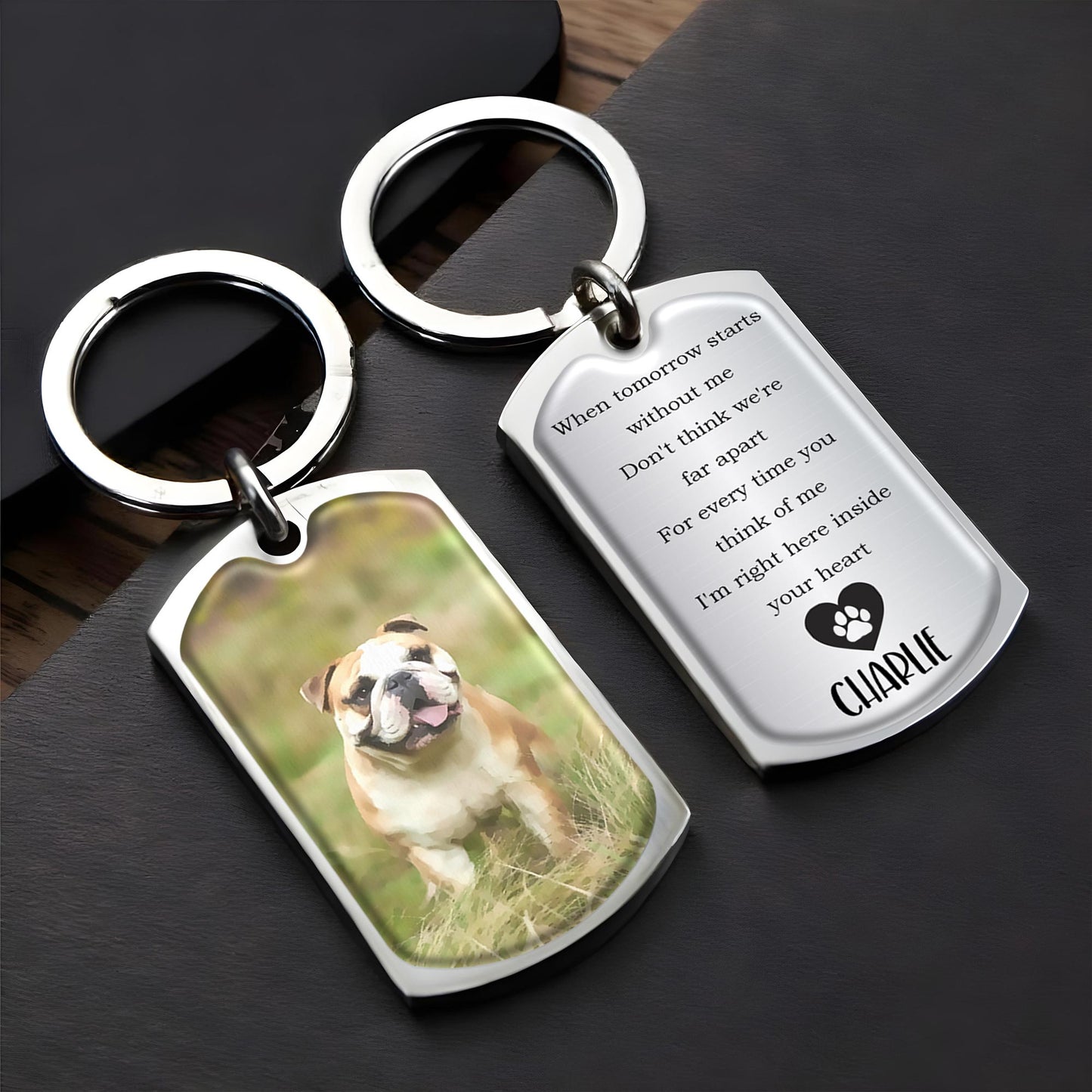 Heartfelt Sentiment For Dog Lovers With Paw Print