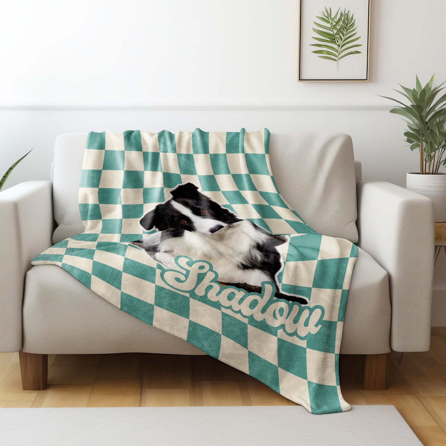 Furry Friend Checkered Love Reminder