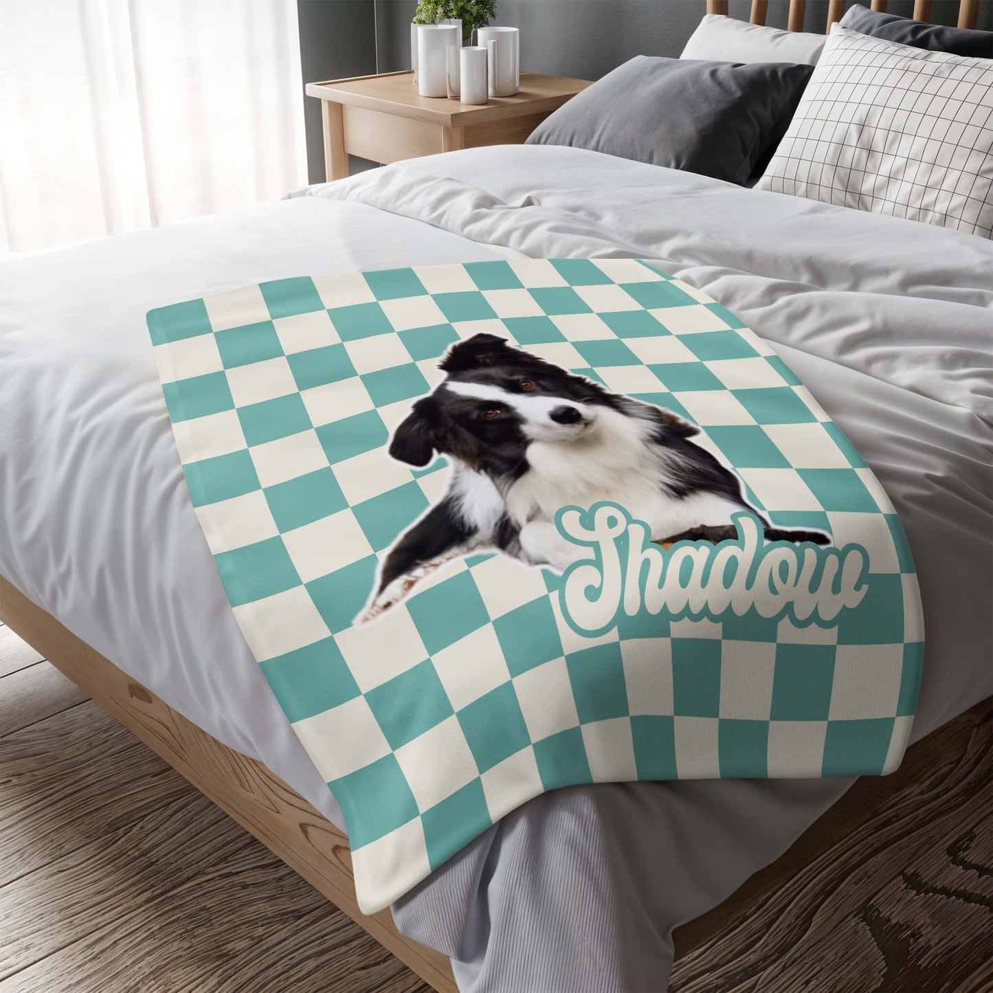Furry Friend Checkered Love Reminder