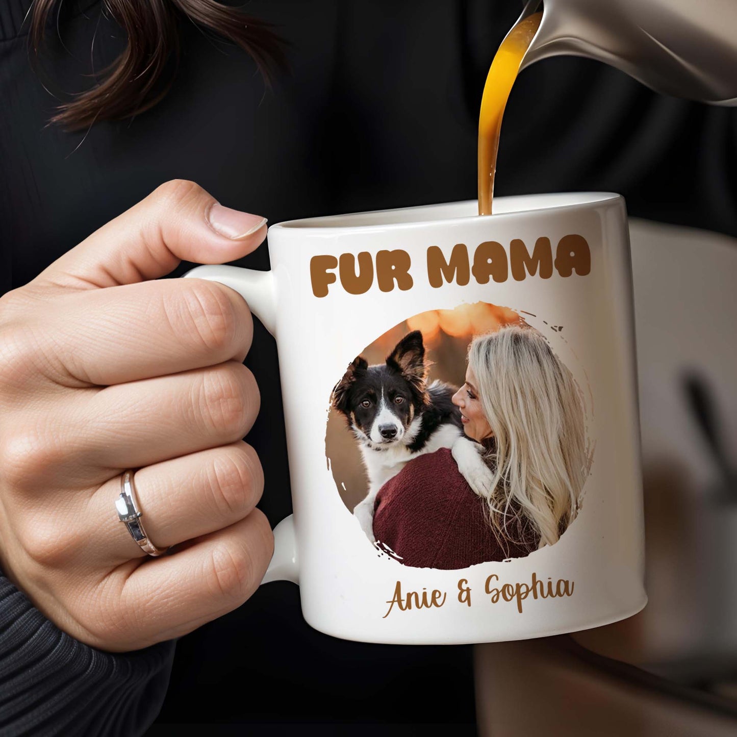 Fur Mama With Loving Pet Owner