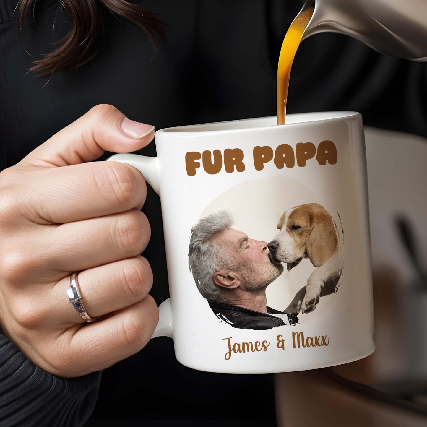 Fur Papa Love Between Man And Dog
