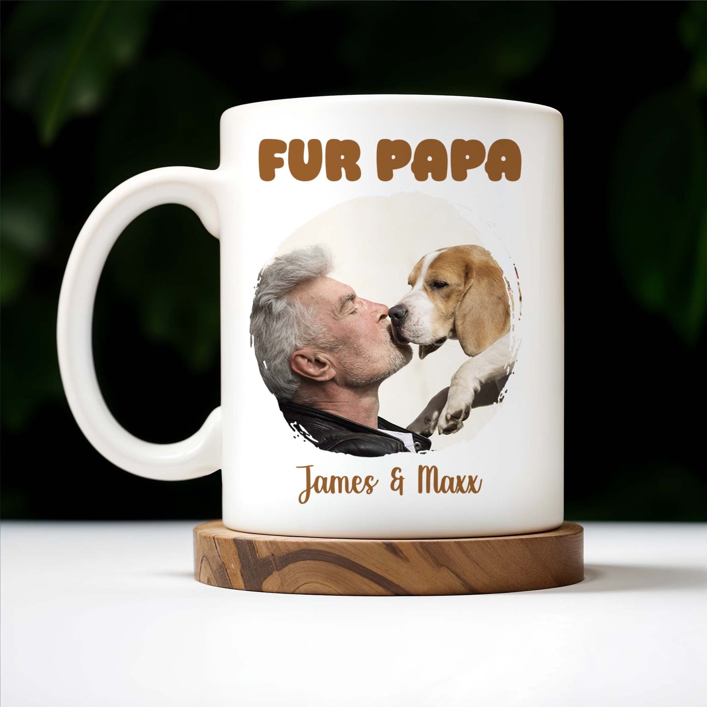 Fur Papa Love Between Man And Dog