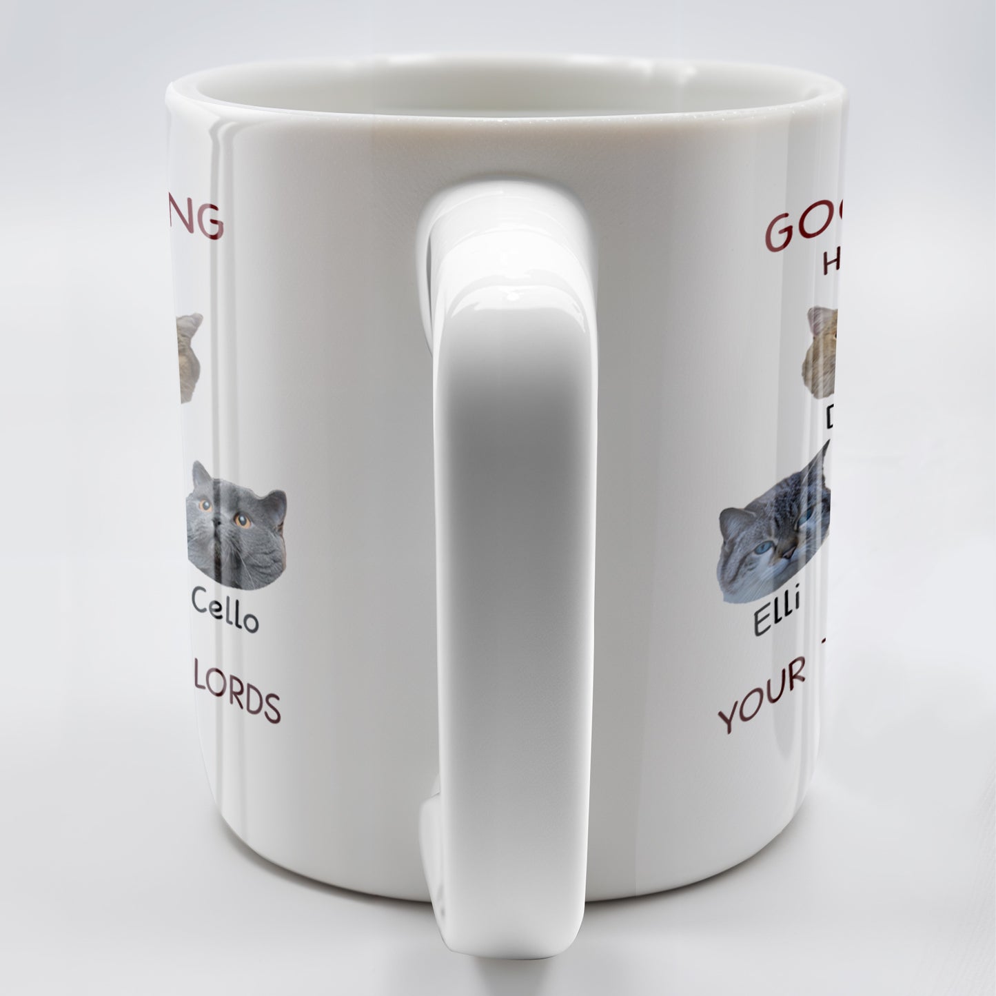 Good Morning Human Servant Your Tiny Furry Overlords Mug