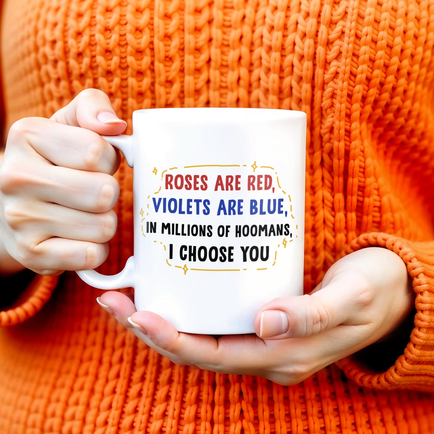 Roses Are Red, Violets Are Blue, I Choose You, Cat Lover Design