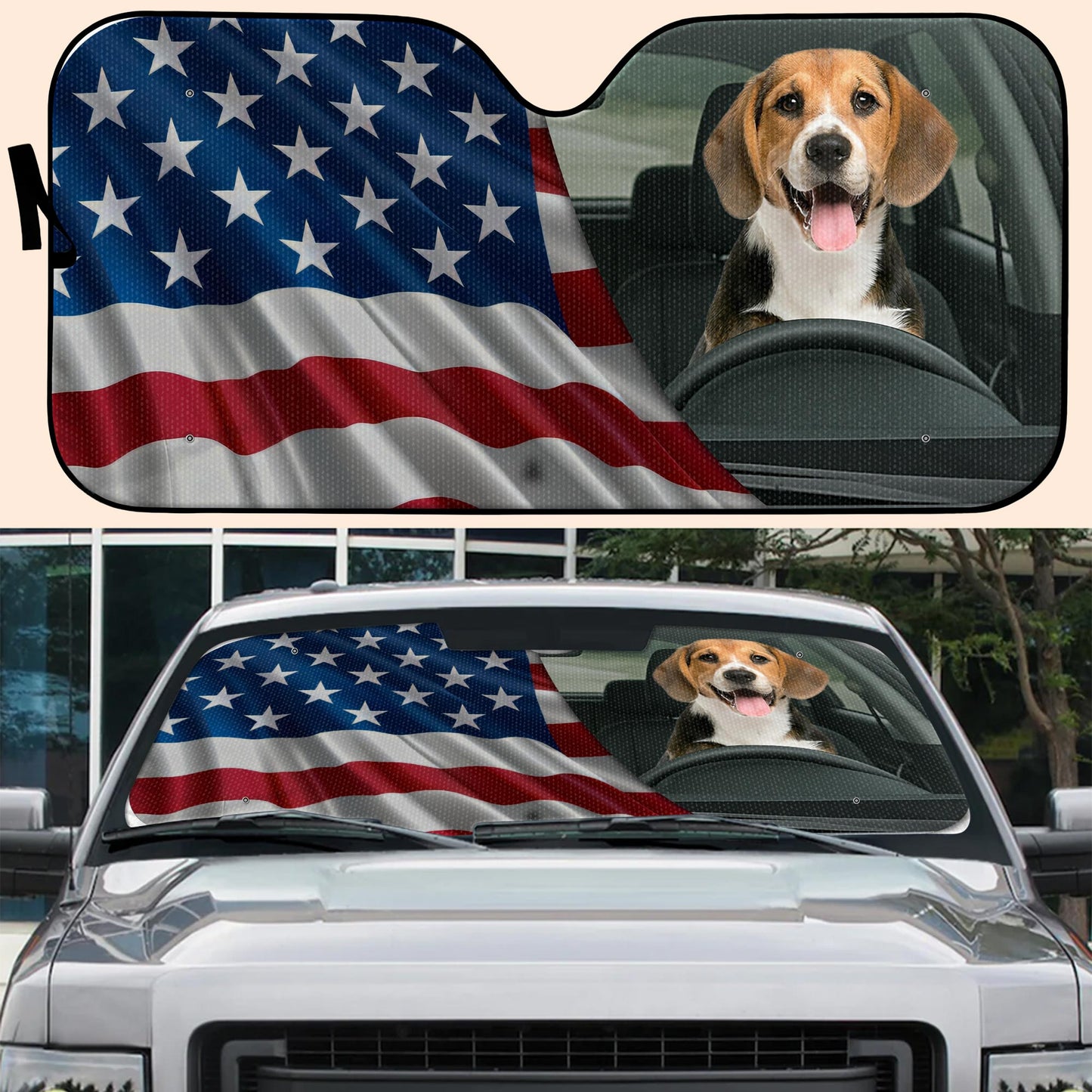 Show Your Patriotic Spirit With This Vibrant USA Flag Design, Dog
