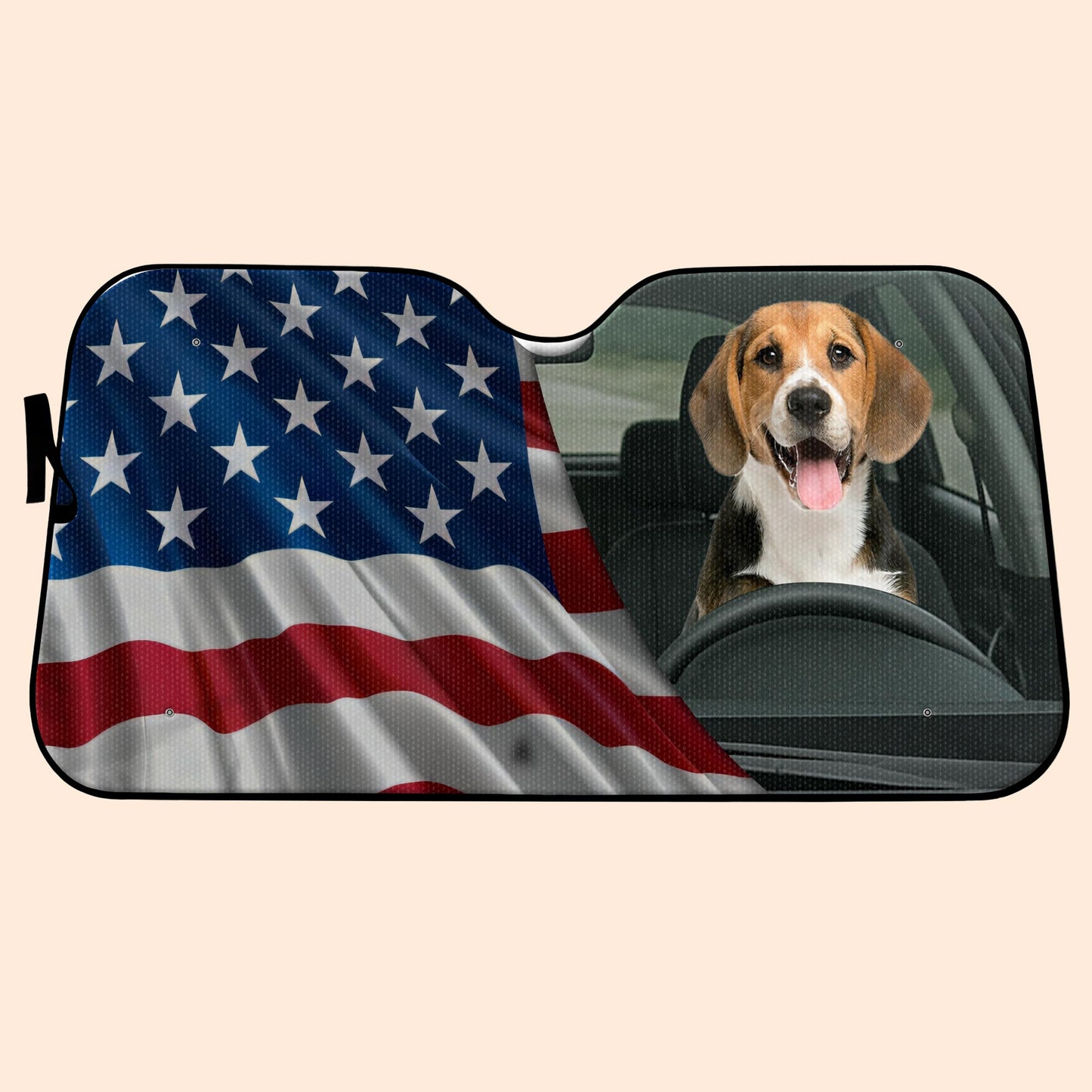 Show Your Patriotic Spirit With This Vibrant USA Flag Design, Dog
