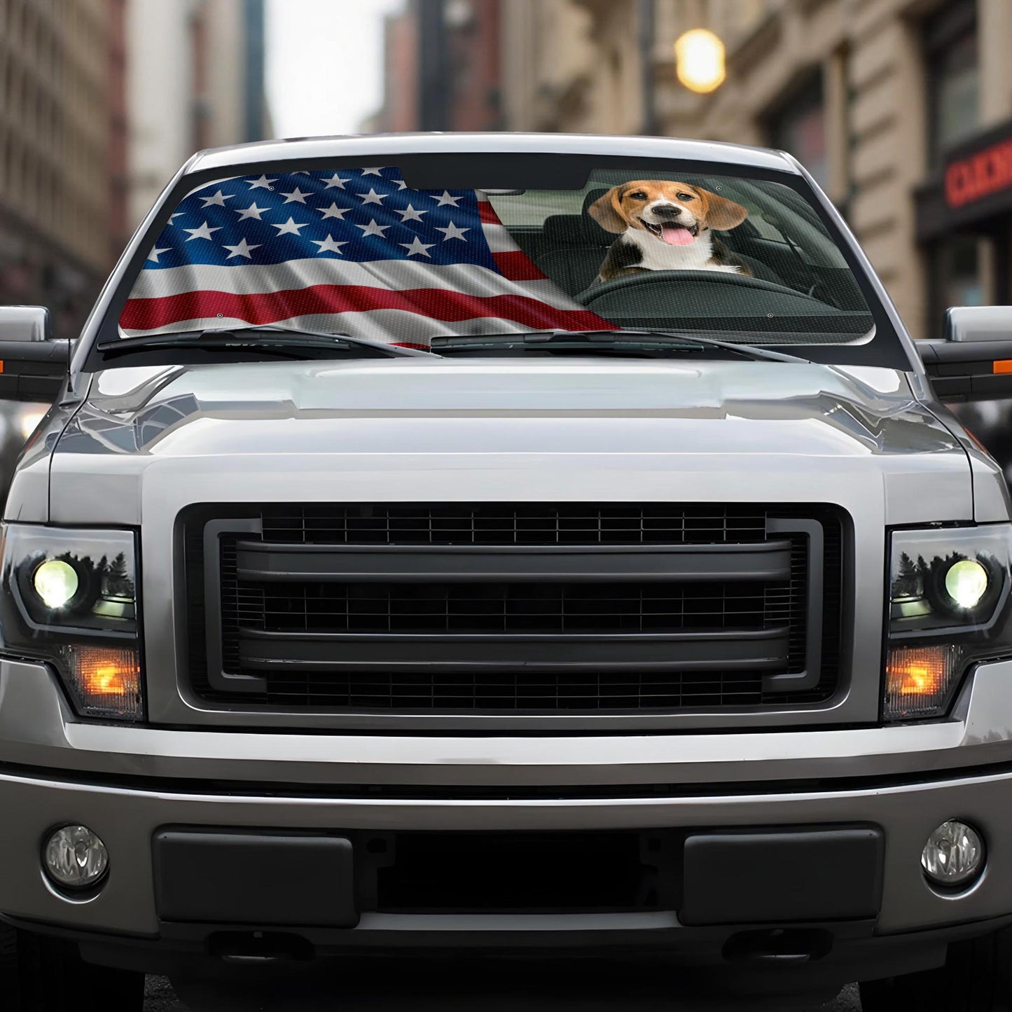 Show Your Patriotic Spirit With This Vibrant USA Flag Design, Dog