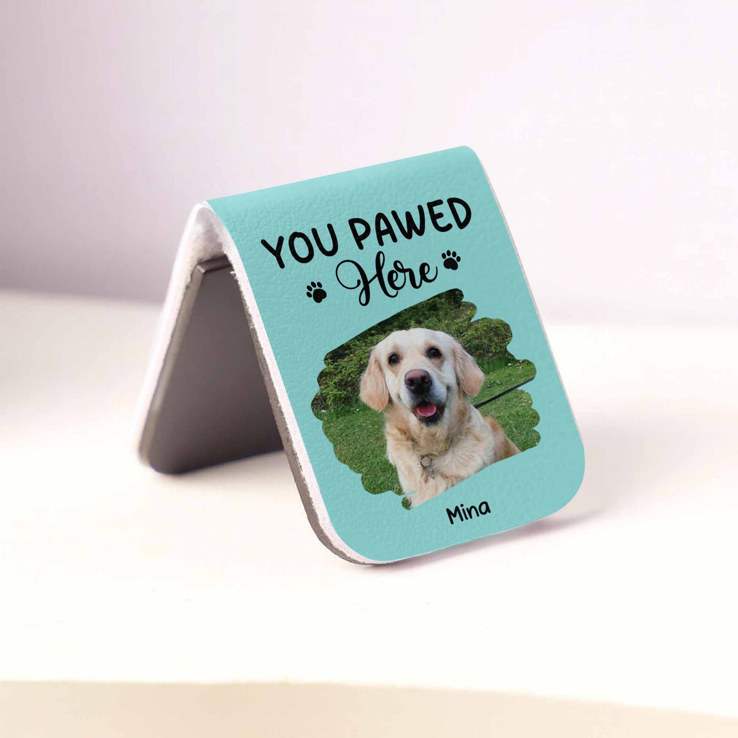 You Pawed Here, Bookmark With Dog and Paws