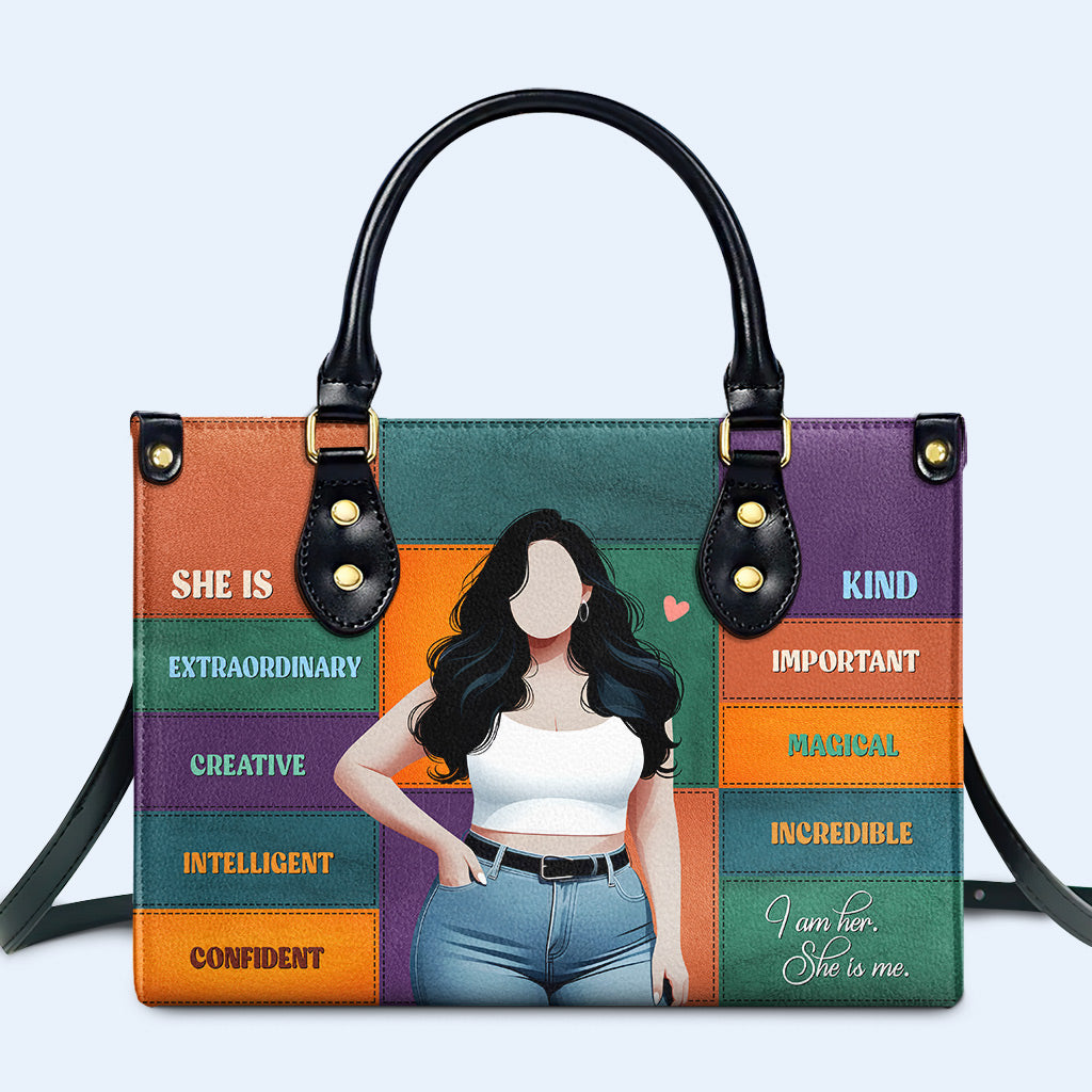 Elle est - Sac à main en cuir personnalisé - PG03