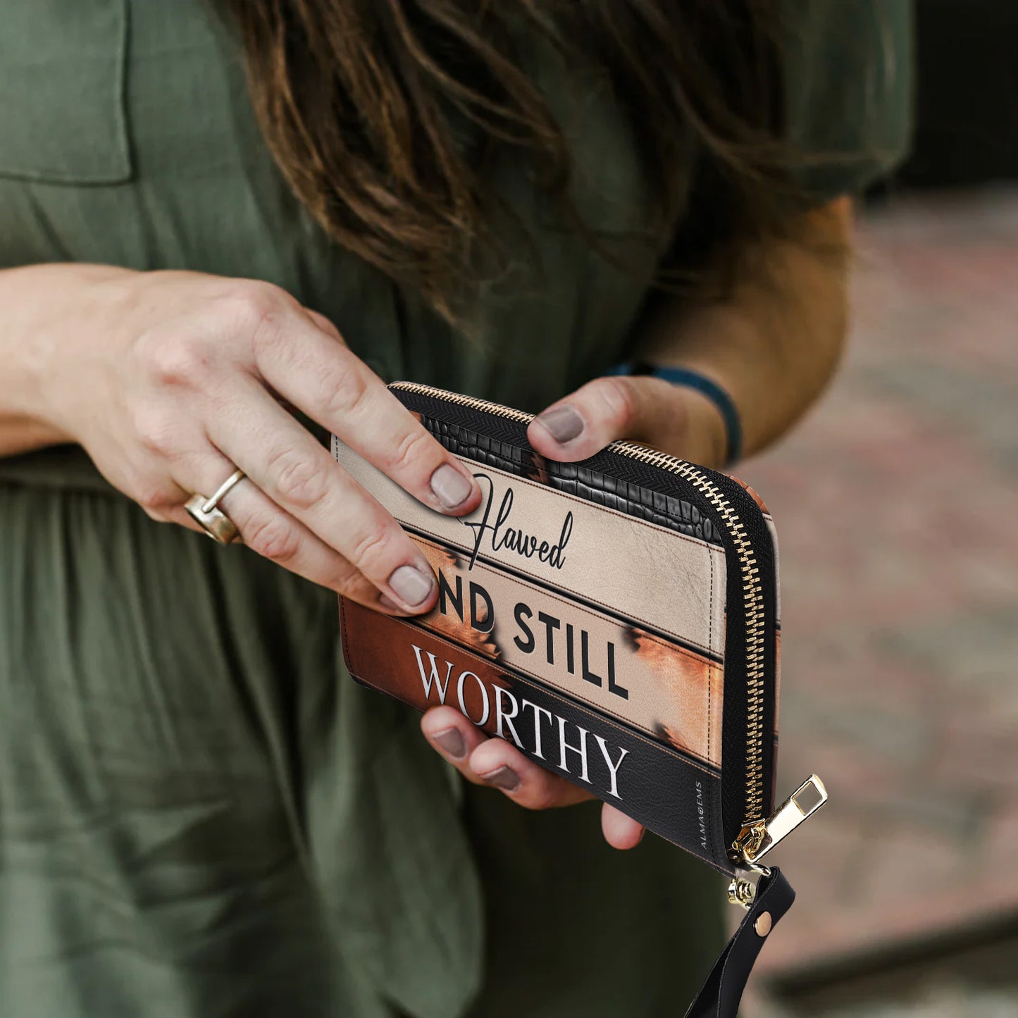 Défectueux et toujours valable - Portefeuille en cuir pour femme - PG17WL