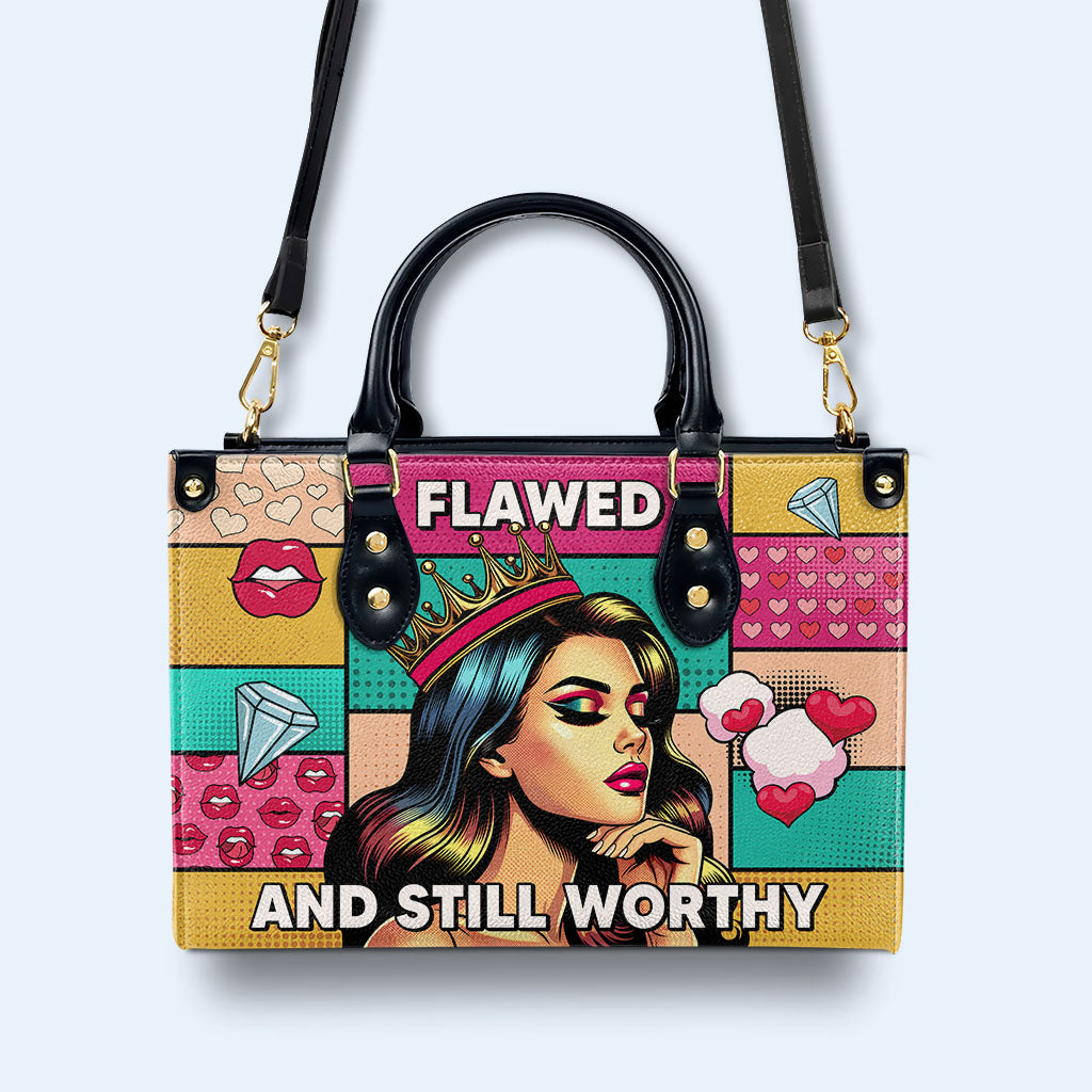 Defectuoso pero aún digno: bolso de cuero personalizado - PG18