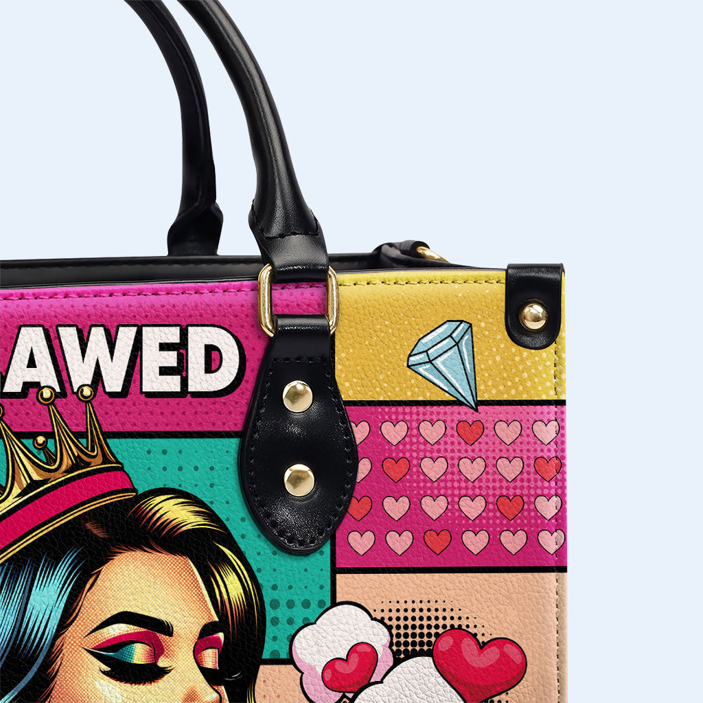 Defectuoso pero aún digno: bolso de cuero personalizado - PG18
