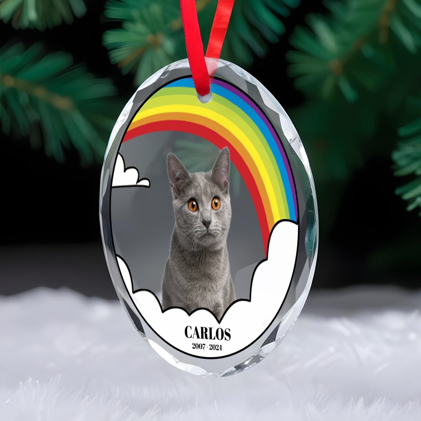 Forever In Our Hearts Personalized Ornament