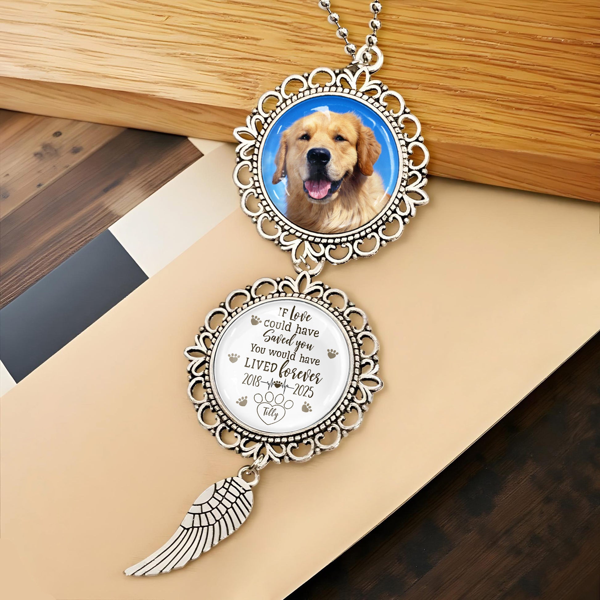 If Love Could Have Saved You, You Would Have Lived Forever, Angel Wing And Pet Photo
