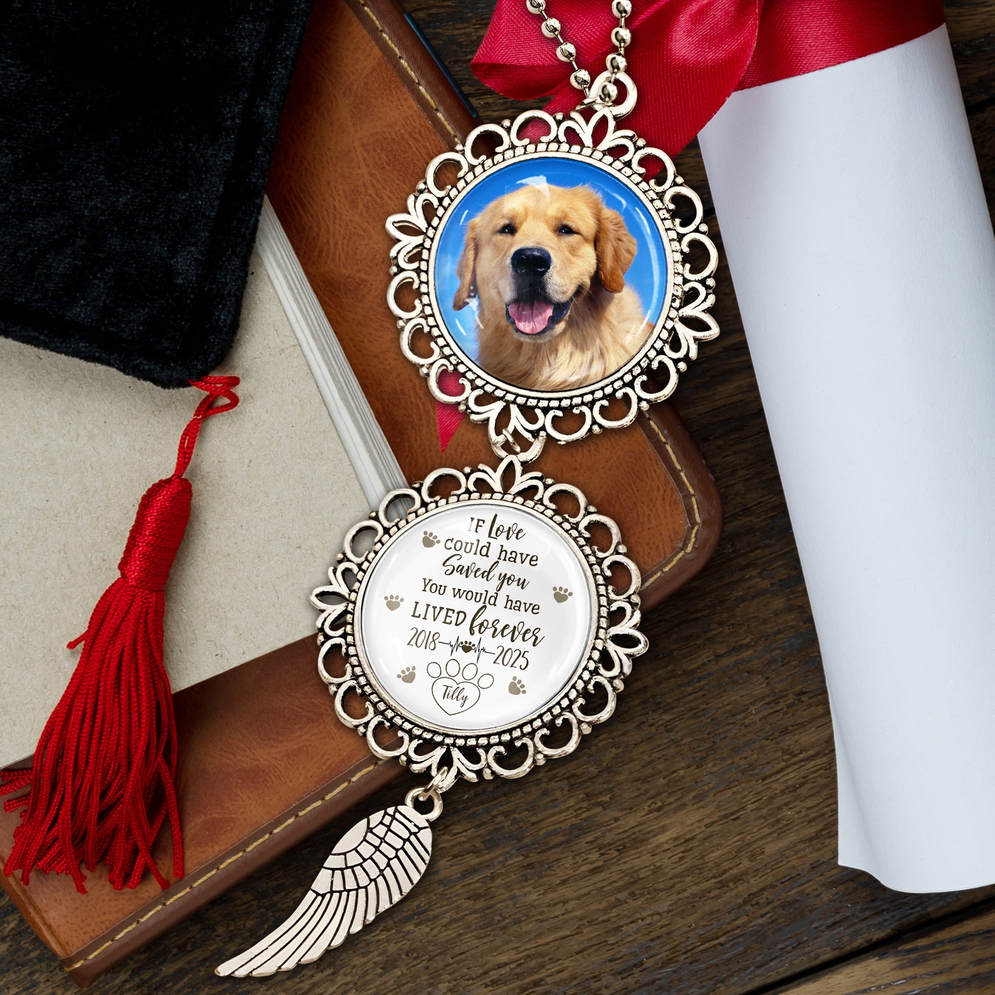 If Love Could Have Saved You, You Would Have Lived Forever, Angel Wing And Pet Photo