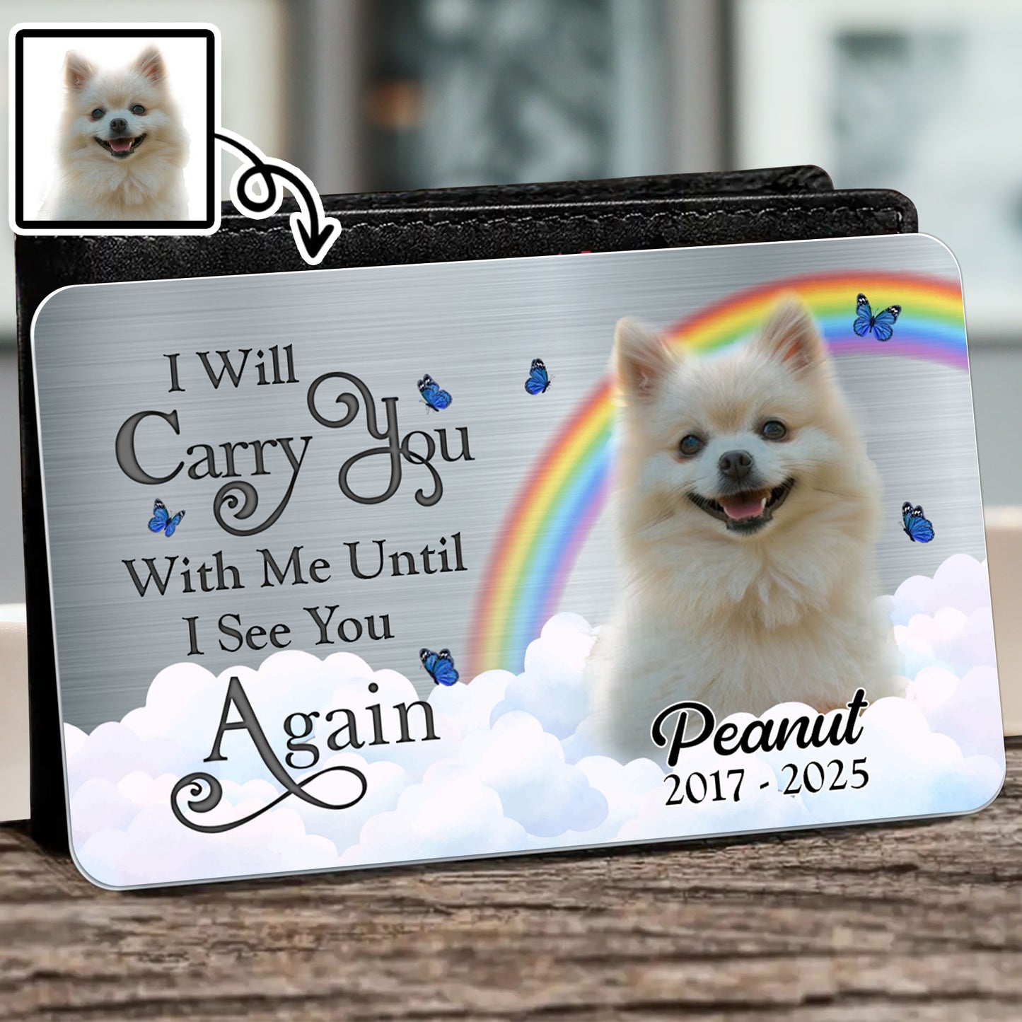 I Will Carry You With Me Until I See You Again, Dog And Rainbow