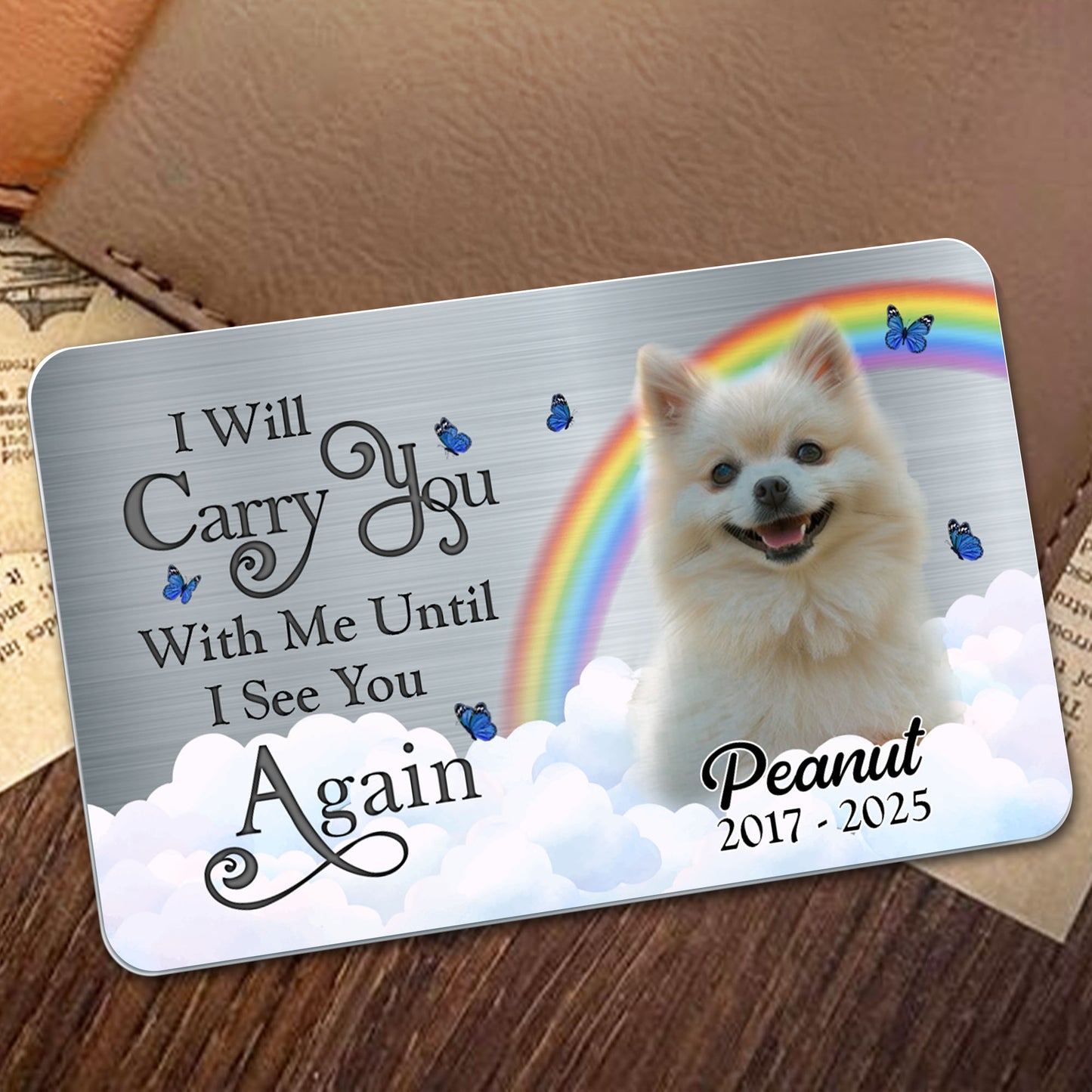 I Will Carry You With Me Until I See You Again, Dog And Rainbow