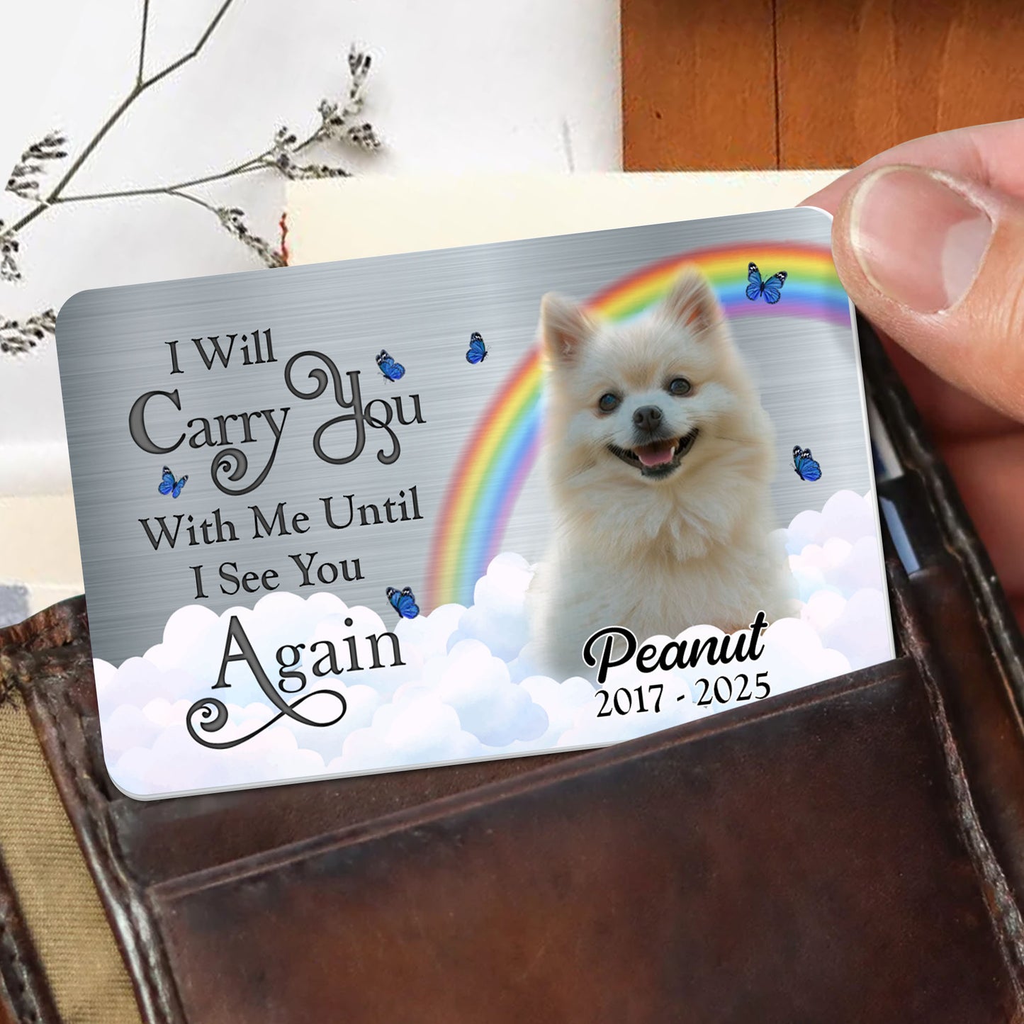I Will Carry You With Me Until I See You Again, Dog And Rainbow