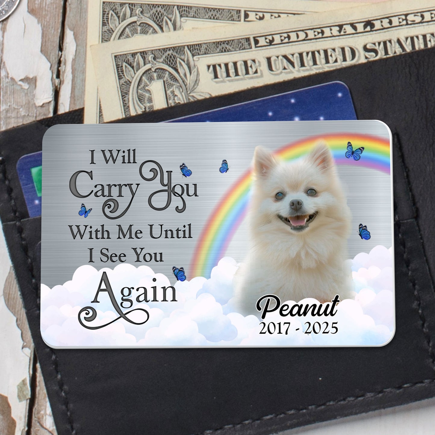 I Will Carry You With Me Until I See You Again, Dog And Rainbow