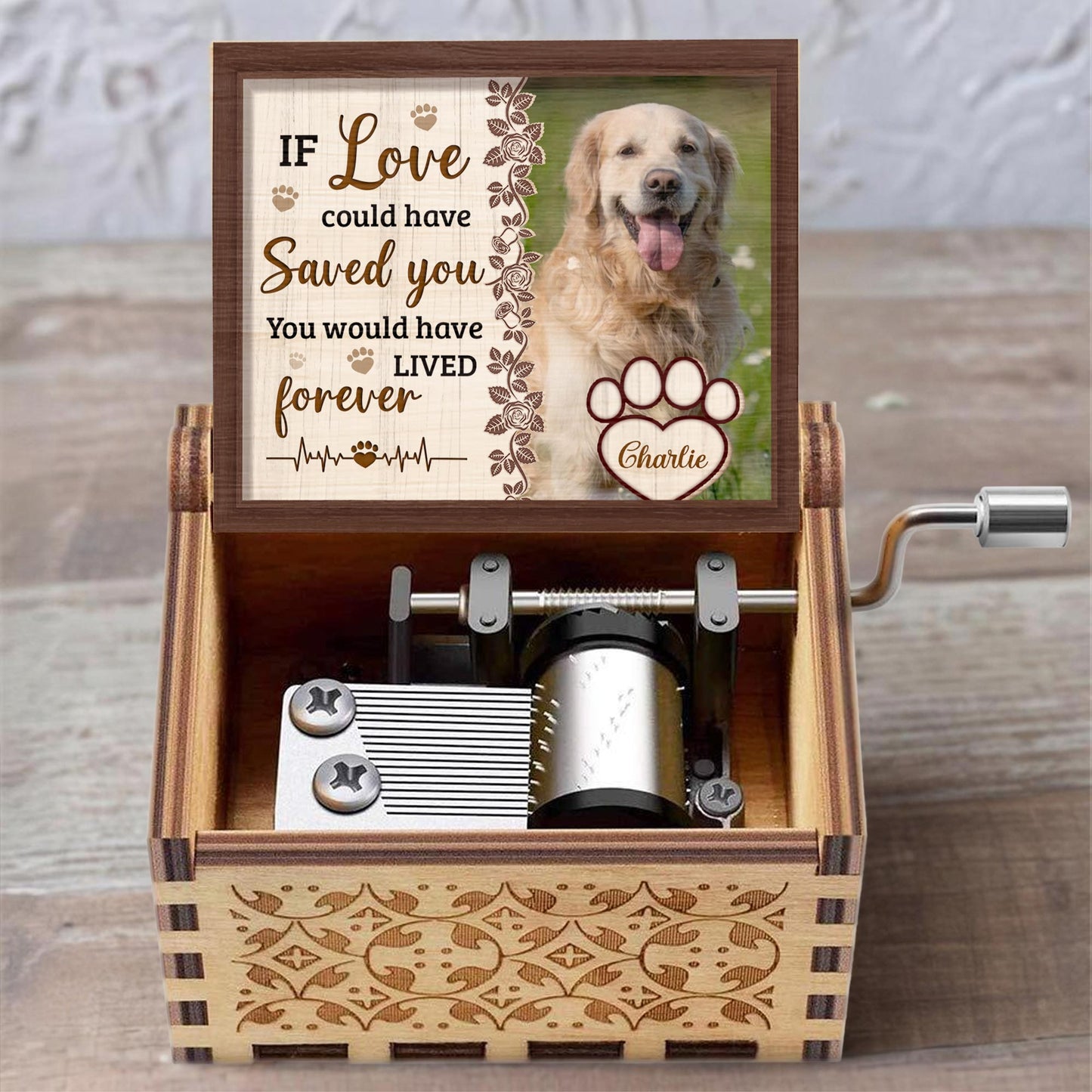 If Love Could Have Saved You, You Would Have Lived Forever, Paw Prints and Heartbeat