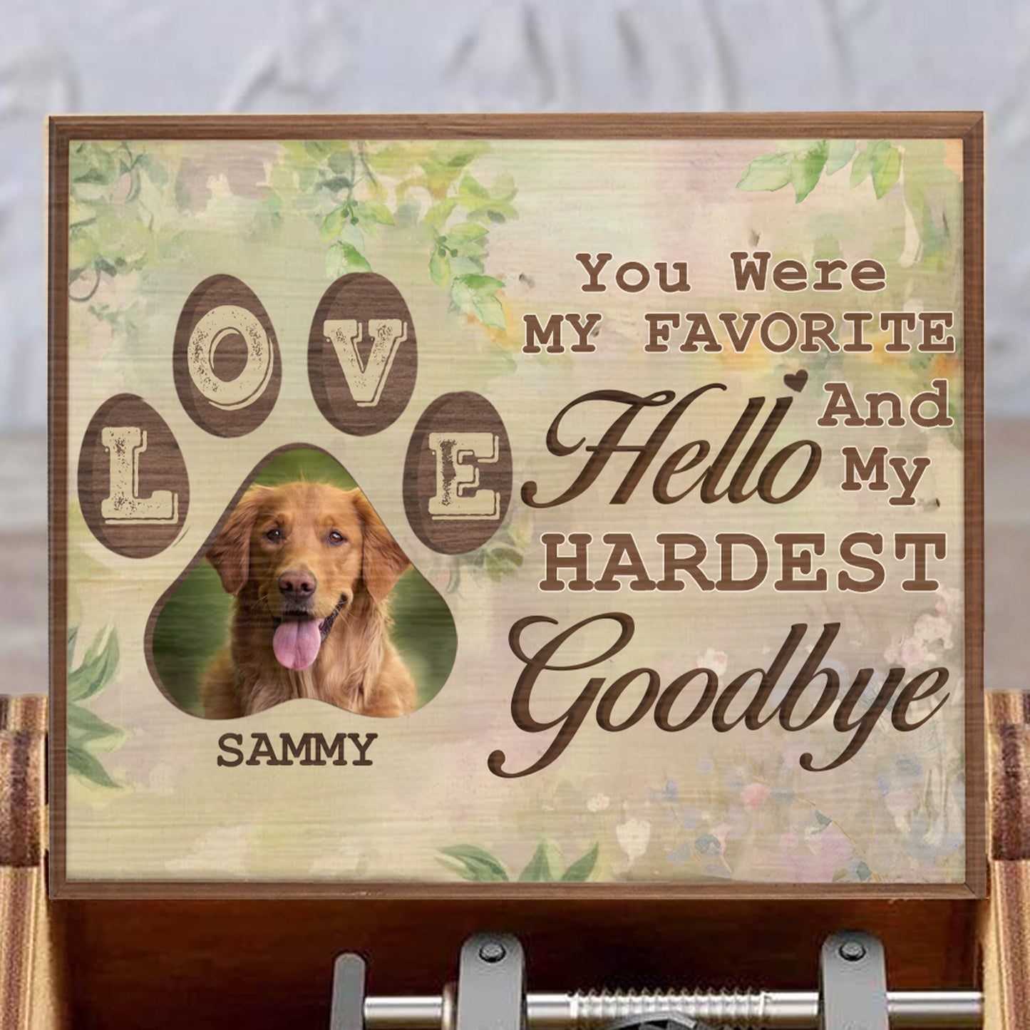 You Were My Favorite Hello And My Hardest Goodbye, Dogs and Leaves