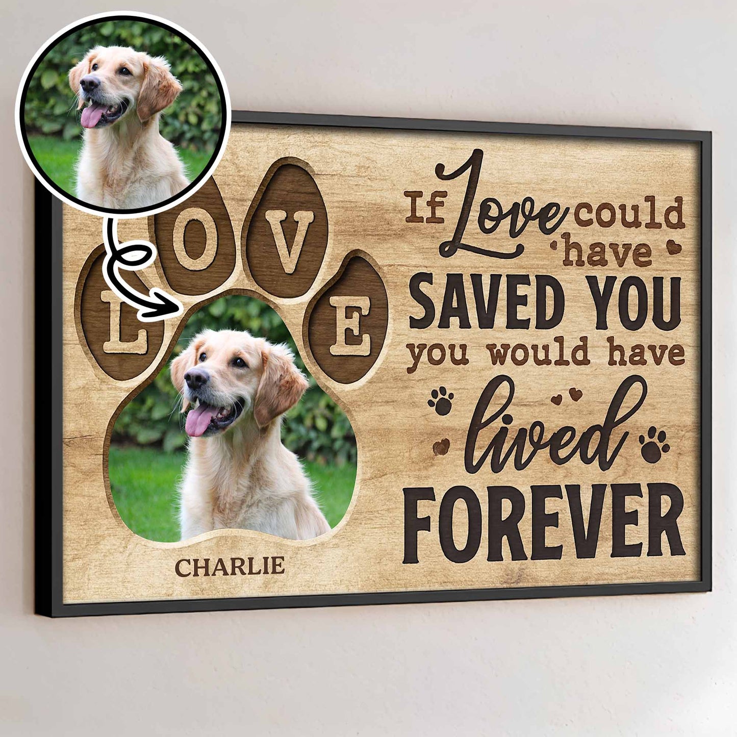 If Love Could Have Saved You, Memorial For Dog Lovers