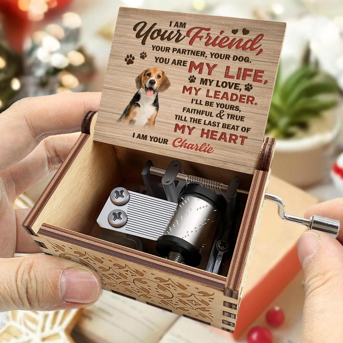 I Am Your Friend, Your Partner, Your Dog, Paw Prints And Dog Image