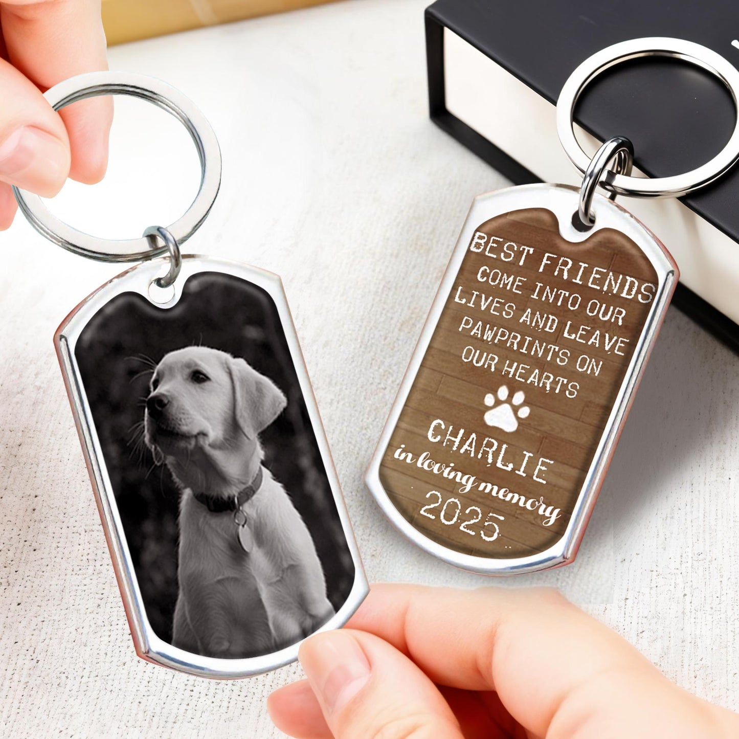 Best Friends Come Into Our Lives And Leave Pawprints On Our Hearts, Dog And Pawprints