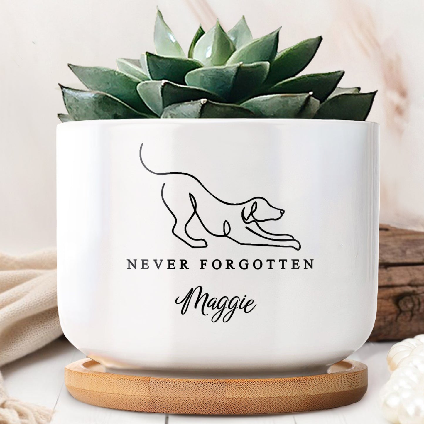 Never Forgotten, Dog And Paw Prints