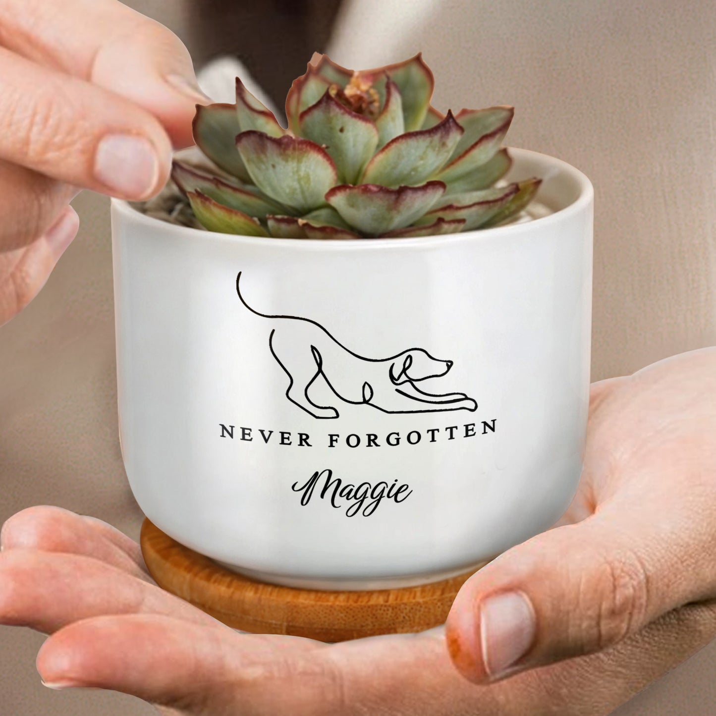 Never Forgotten, Dog And Paw Prints