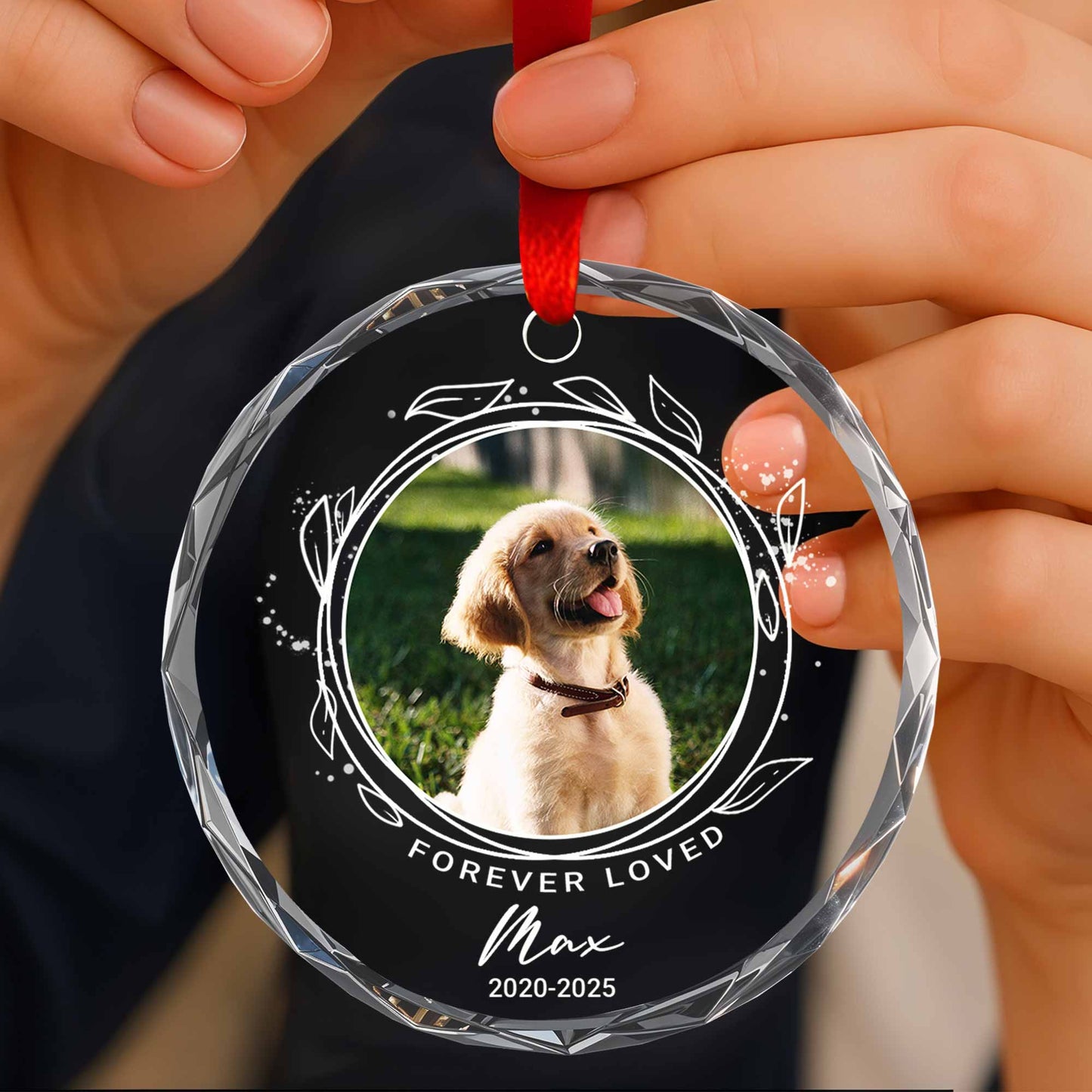Forever Loved, Dog And Paws Ornament