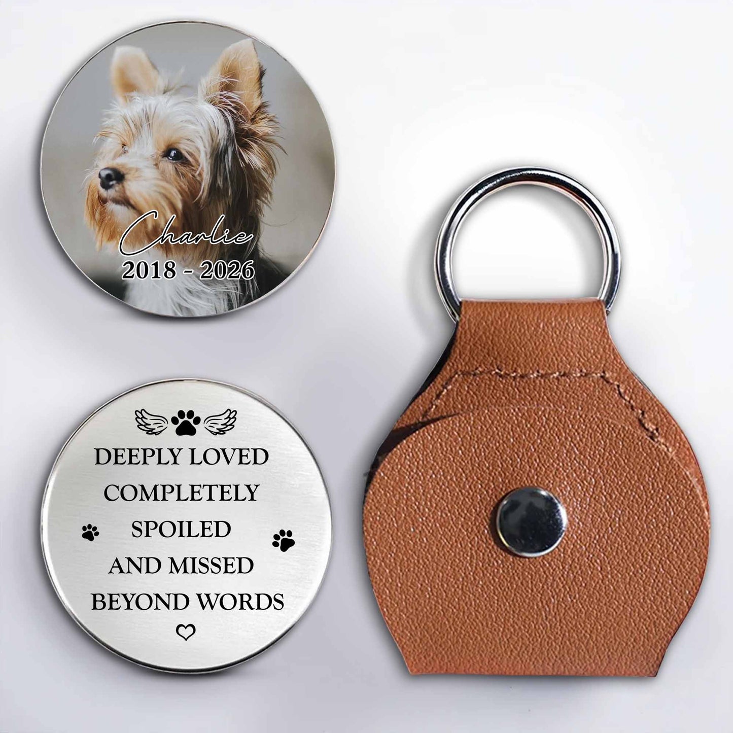 Deeply Loved, Completely Spoiled, Missed Beyond Words, Dog Memorial