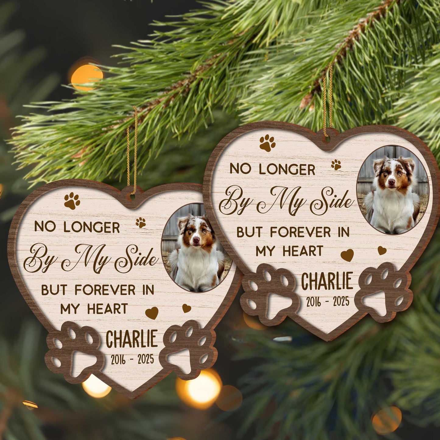 No Longer By My Side But Forever In My Heart, Heart And Paws