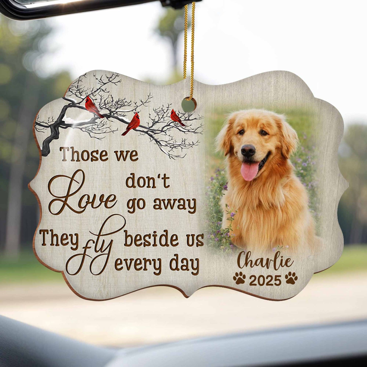 Those We Love Don't Go Away, Dog and Cardinals
