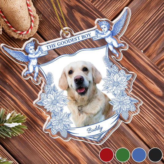 The Goodest Boy With Angels And Leaves