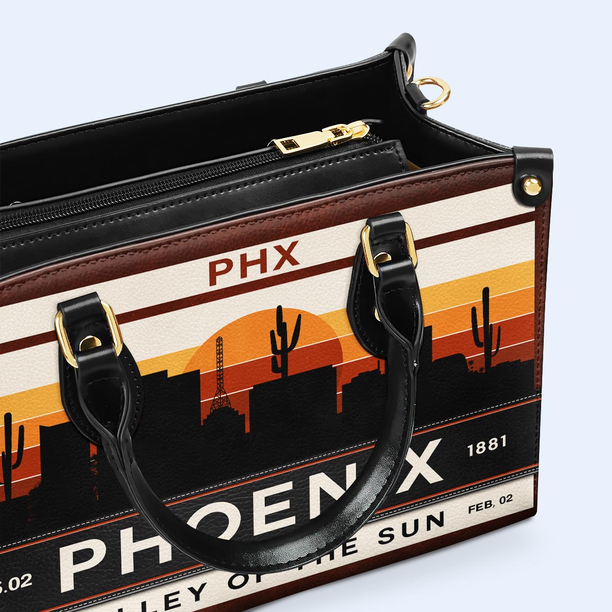 Phoenix - Sac à main en cuir - PHX01