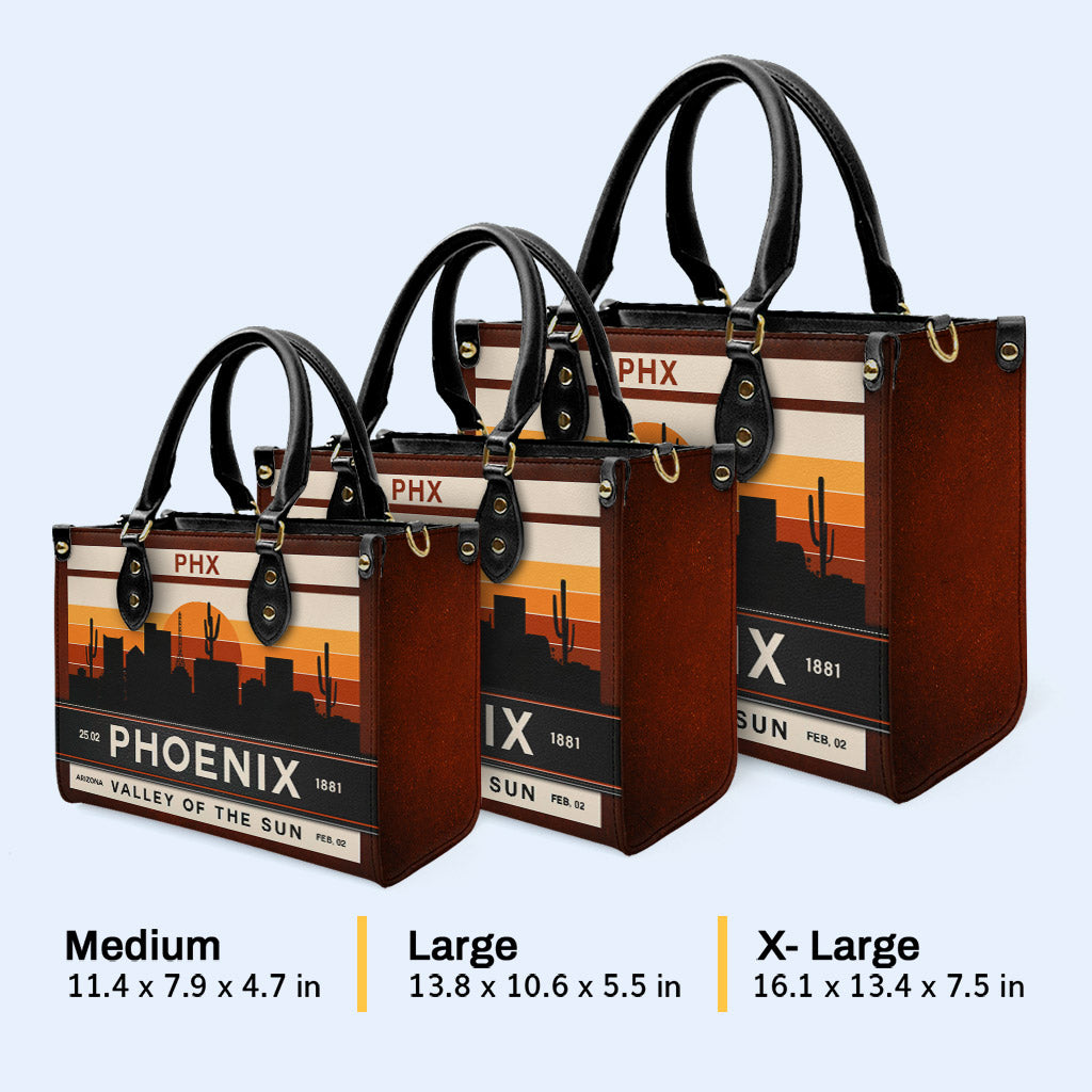 Phoenix - Sac à main en cuir - PHX01