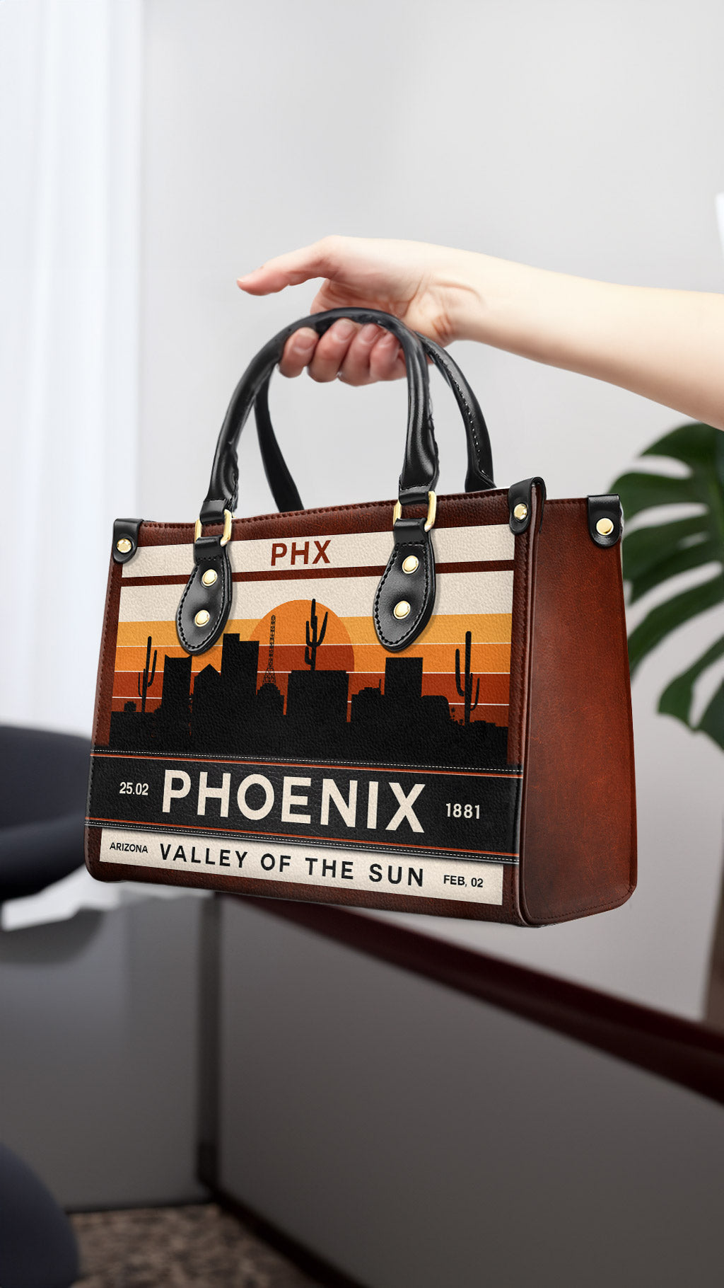 Phoenix - Sac à main en cuir - PHX01