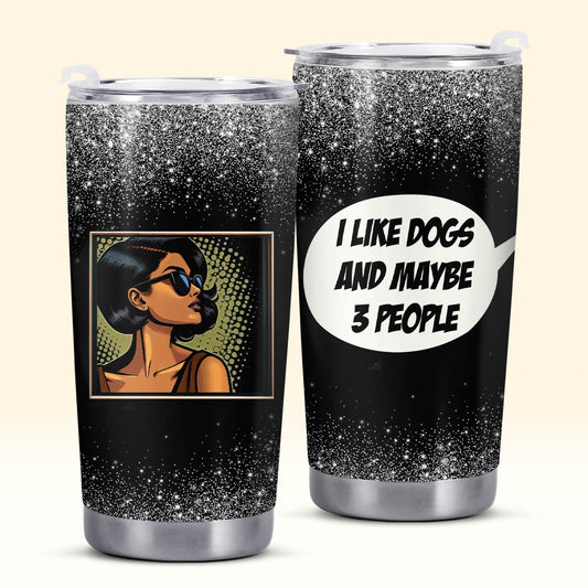 Custom Comic Art - Personalized Stainless Steel Tumbler 20oz 30oz - QCUSTOM01TB