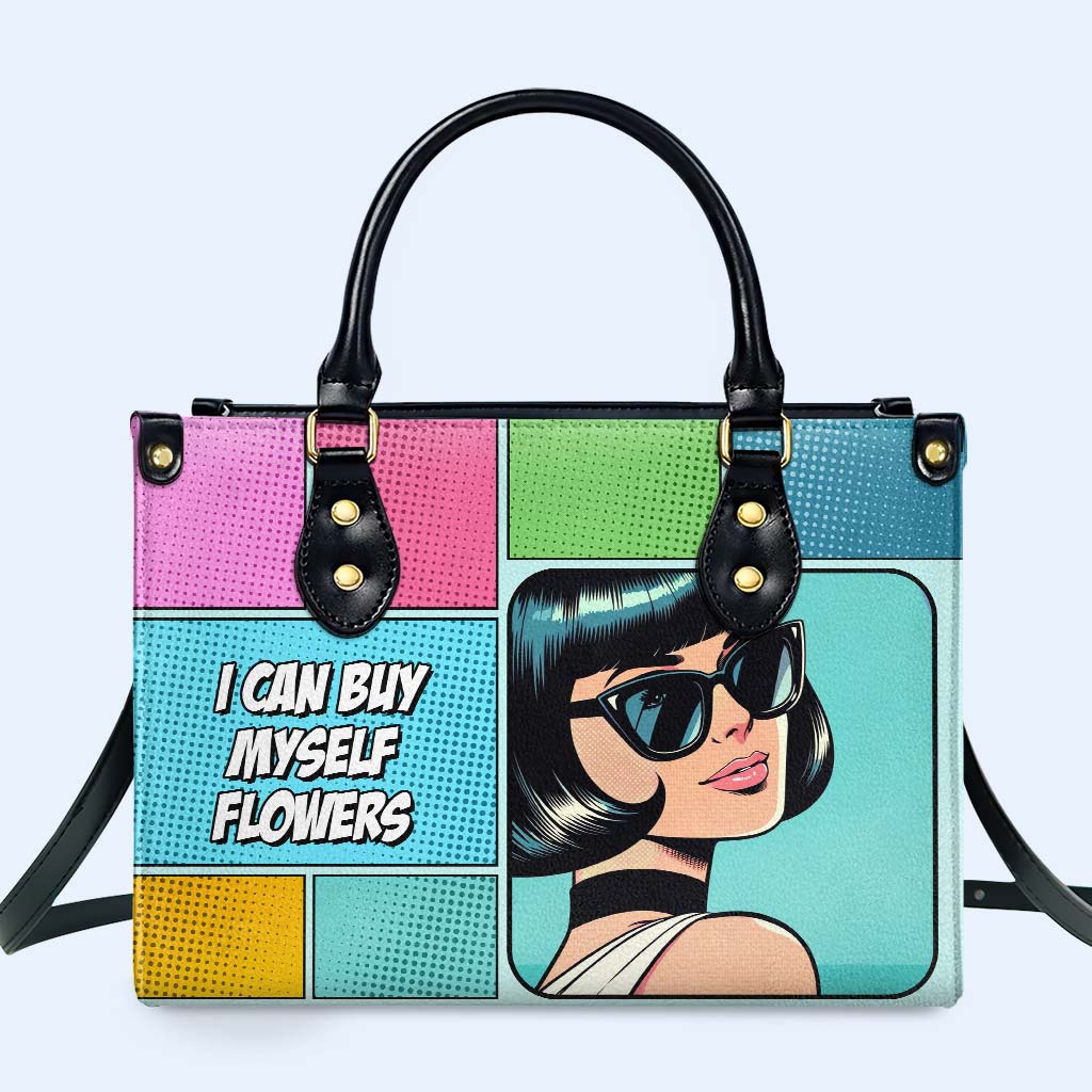 Personnalisez votre sac à main en cuir avec des illustrations et du texte personnalisés - QCUSTOM04