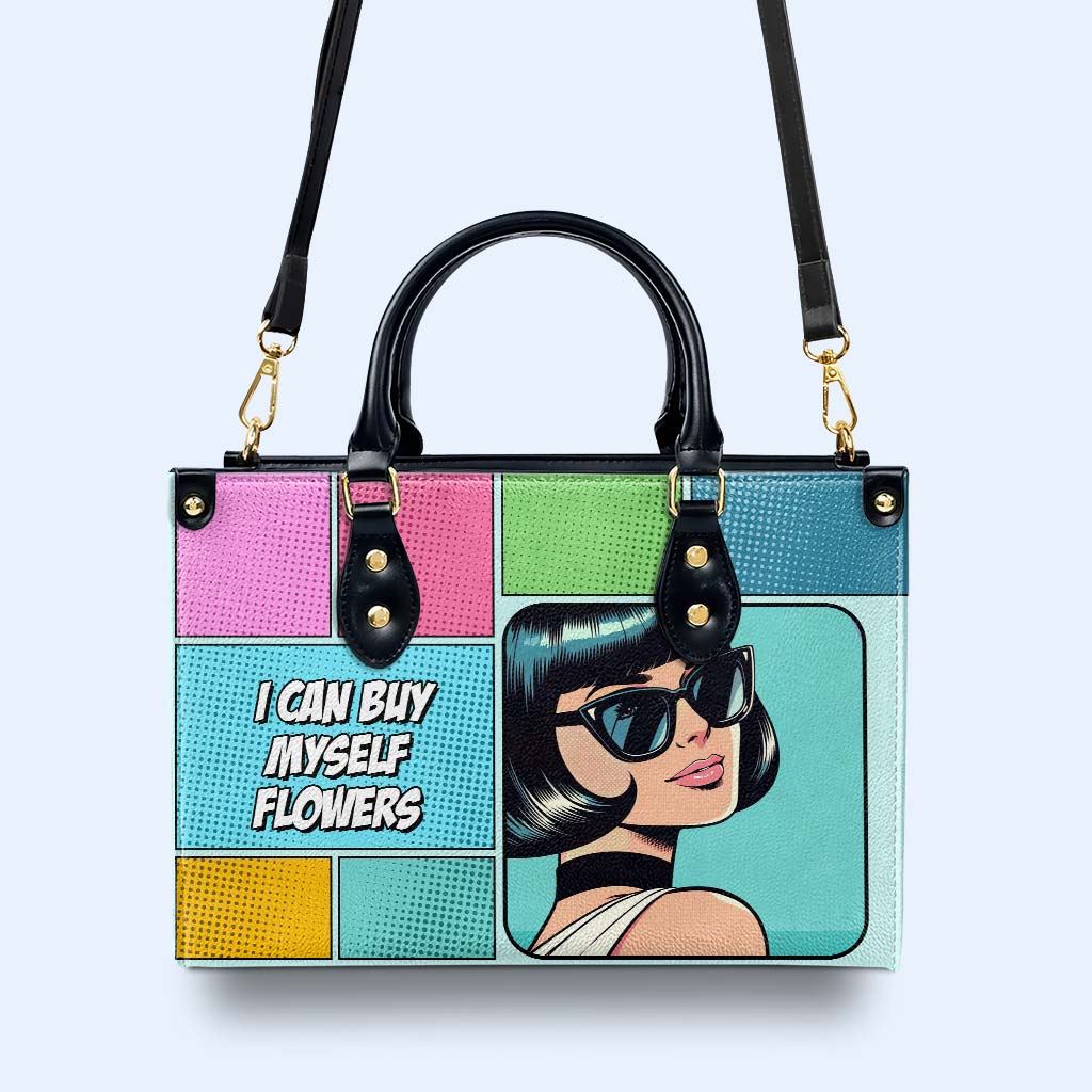 Personnalisez votre sac à main en cuir avec des illustrations et du texte personnalisés - QCUSTOM04