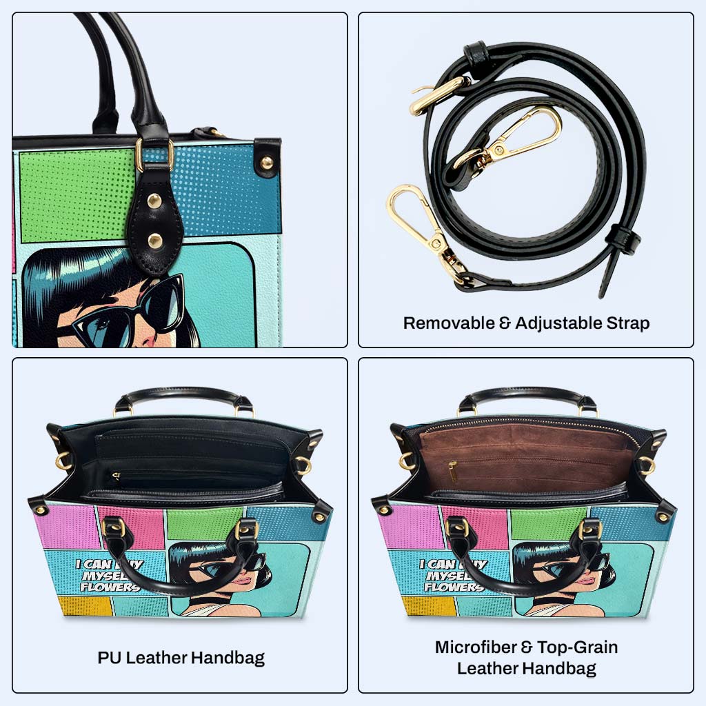 Personnalisez votre sac à main en cuir avec des illustrations et du texte personnalisés - QCUSTOM04