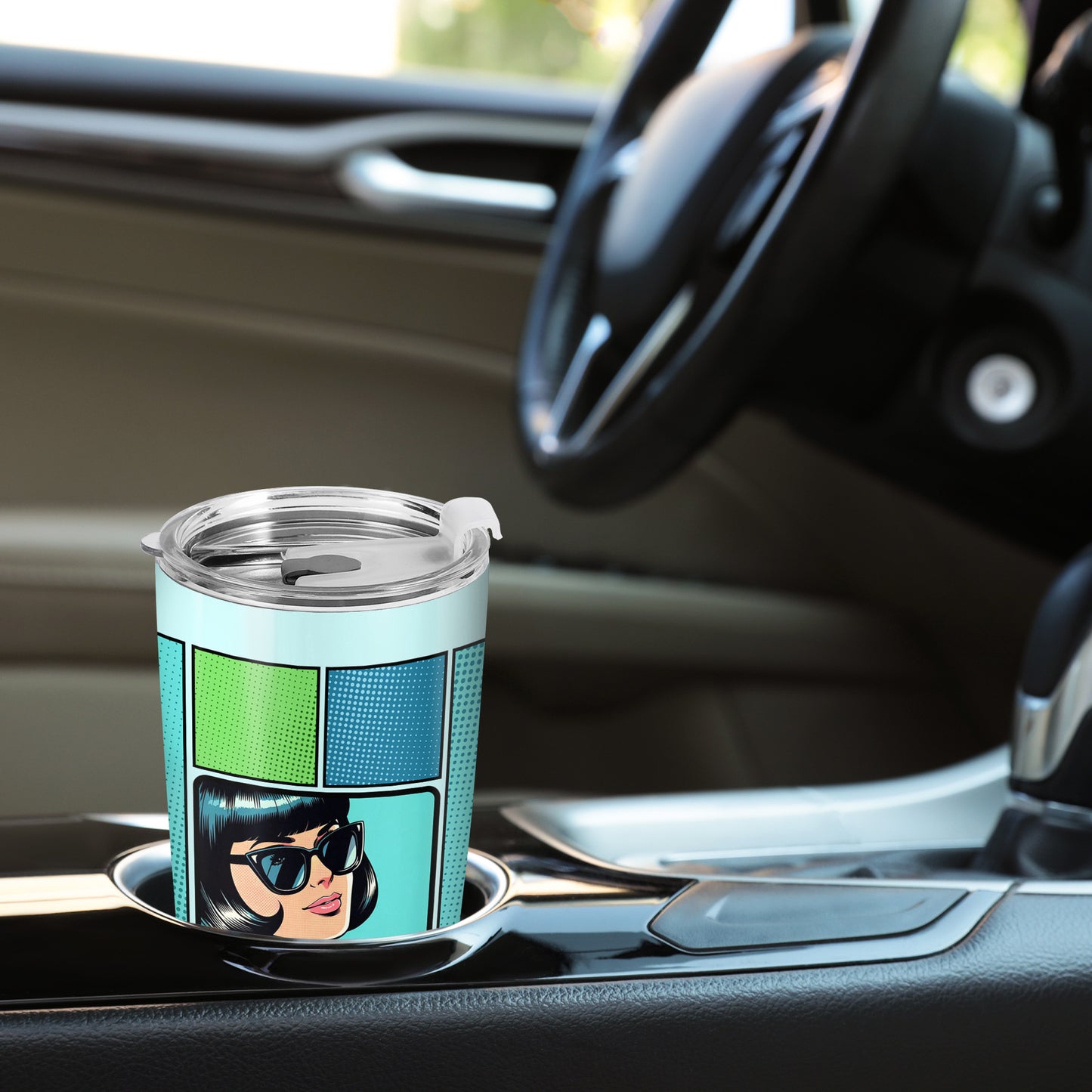 Personaliza tu arte - Vaso de acero inoxidable personalizado de 20 oz y 30 oz - QCUSTOM04TB