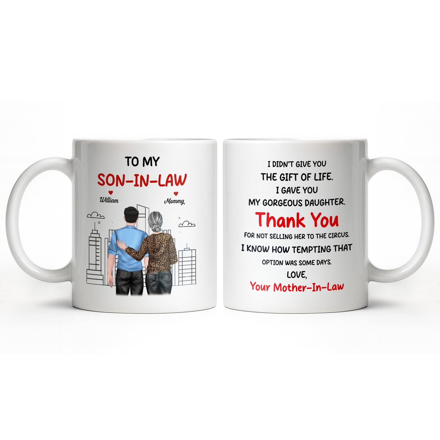 Thank You Son-In-Law For Not Selling My Daughter